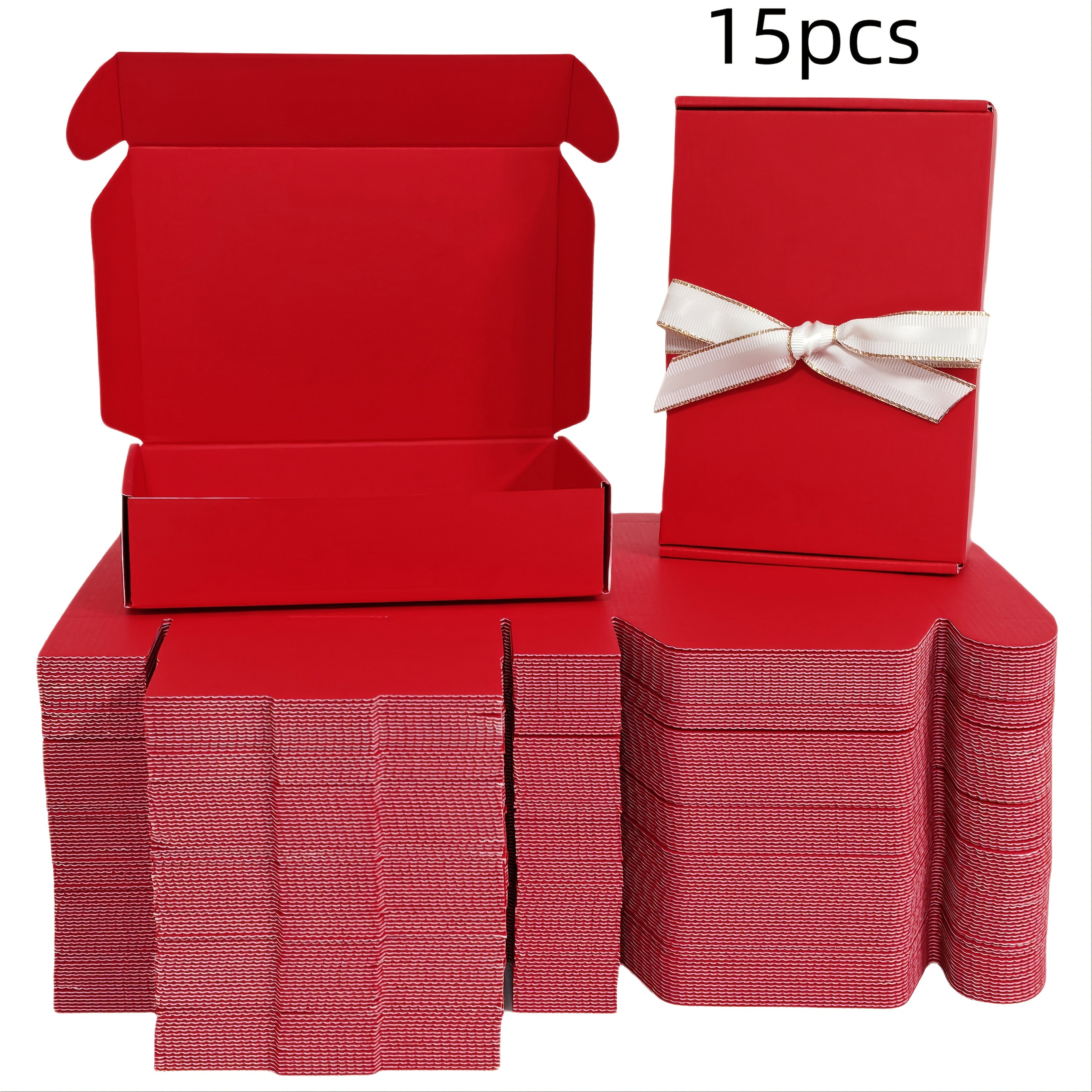 Set of 15 Beautiful Pink Gift Boxes with Ribbons